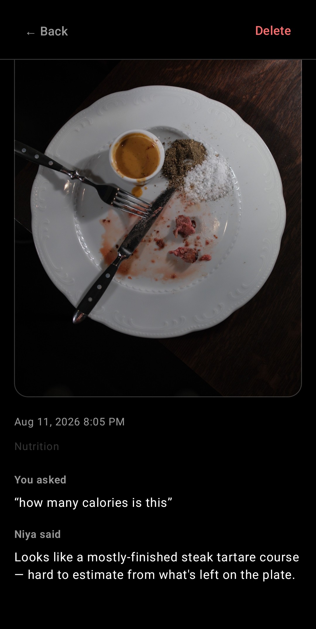 Gallery grid of saved photos
